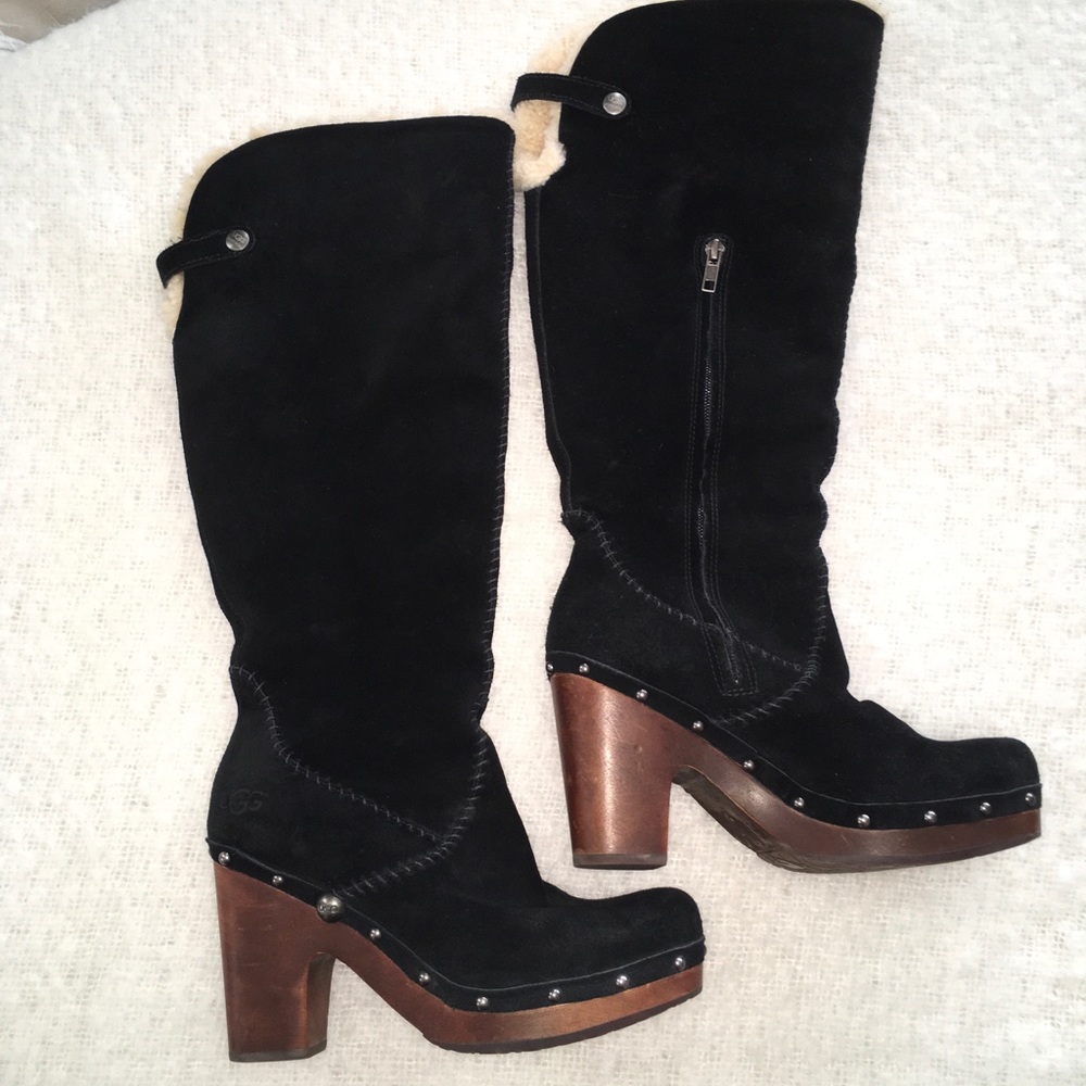 Ugg Heeled Boot Knee High